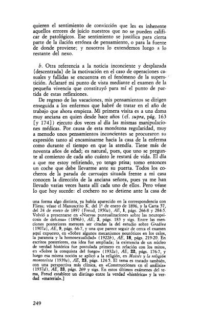 Volumen VI – Psicopatología de la vida cotidiana (1901