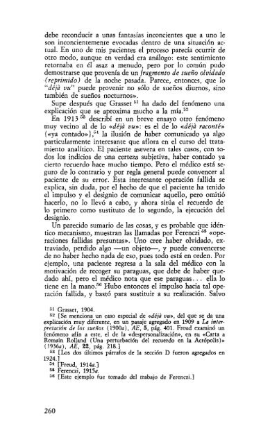 Volumen VI – Psicopatología de la vida cotidiana (1901