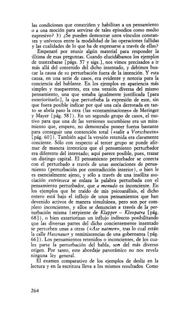 Volumen VI – Psicopatología de la vida cotidiana (1901