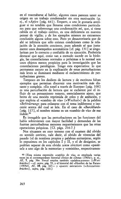 Volumen VI – Psicopatología de la vida cotidiana (1901