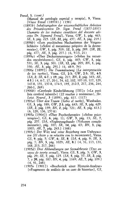 Volumen VI – Psicopatología de la vida cotidiana (1901