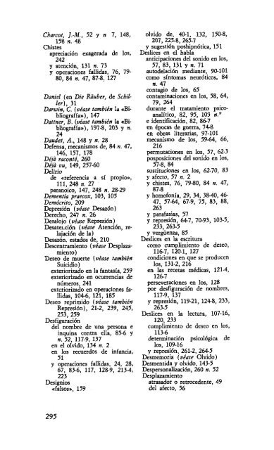 Volumen VI – Psicopatología de la vida cotidiana (1901