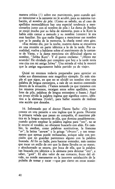 Volumen VI – Psicopatología de la vida cotidiana (1901