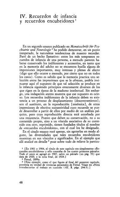 Volumen VI – Psicopatología de la vida cotidiana (1901