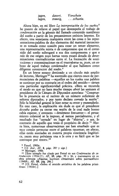 Volumen VI – Psicopatología de la vida cotidiana (1901