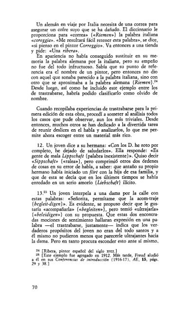 Volumen VI – Psicopatología de la vida cotidiana (1901