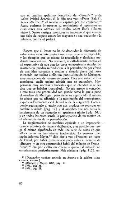 Volumen VI – Psicopatología de la vida cotidiana (1901