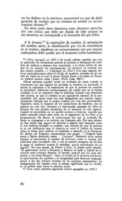 Volumen VI – Psicopatología de la vida cotidiana (1901