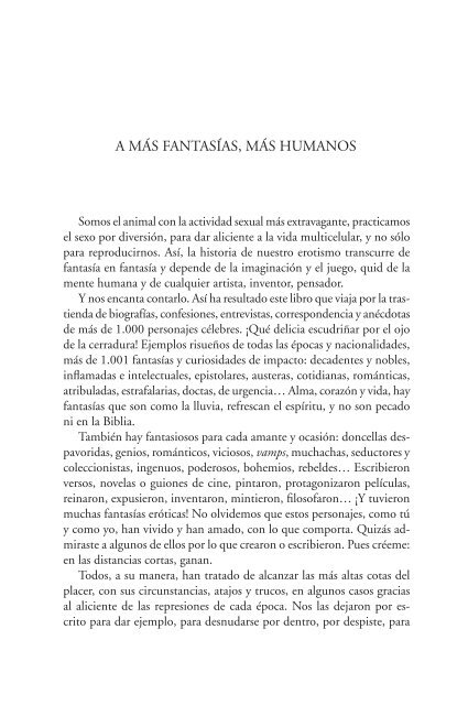 Las 1.001 fantasías más eróticas y salvajes de la ... - Lectio Ediciones