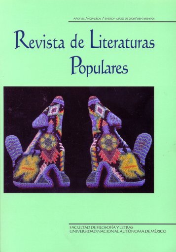 Contenido - Repositorio de la Facultad de Filosofía y Letras. UNAM ...