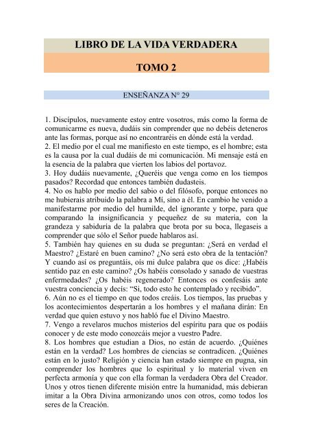 VIDA VERDADERA TOMO 2.pdf - El Libro de la Vida Verdadera