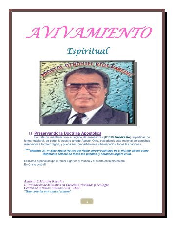 Avivamiento espiritual - Centro Cristiano Internacional Coquimbo