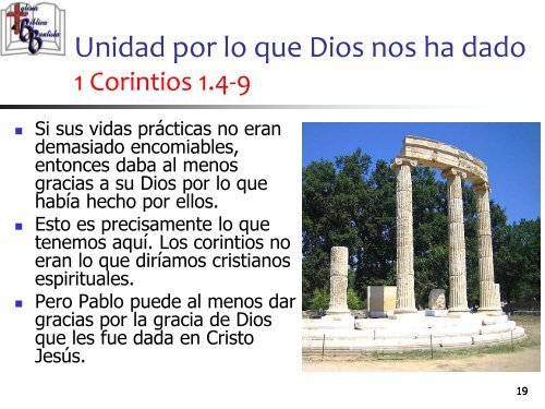 1 Corintios - Iglesia Biblica Bautista de Aguadilla, Puerto Rico