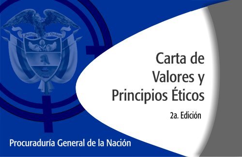 Valores Institucionales Procuraduria General De La Nacion