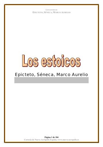 Los estoicos - Nueva Acrópolis