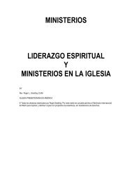 MINISTERIOS L ID ERA Z G O ESP IRITU A L Y ... - MINTS español