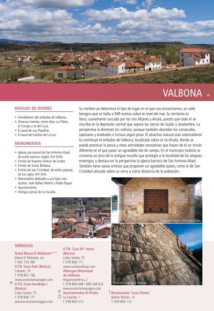 Gúdar-Javalambre. Pueblo a pueblo. - Teruel