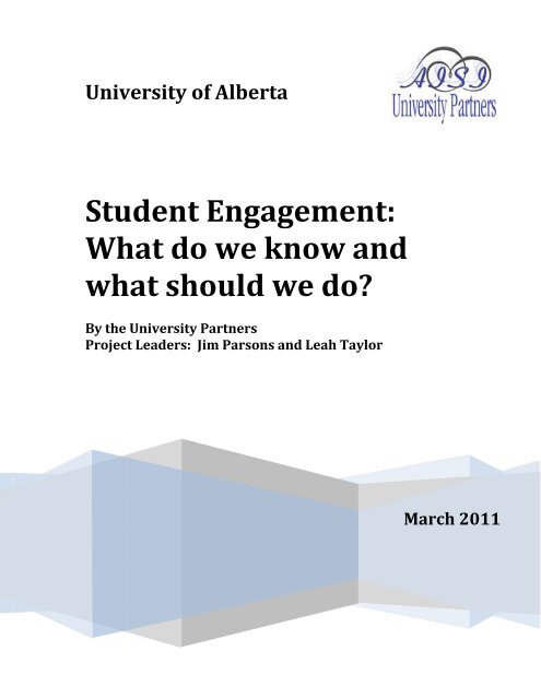 Student Engagement: What do we know and what should we do?