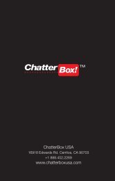 Manual PDF - ChatterBox Europe