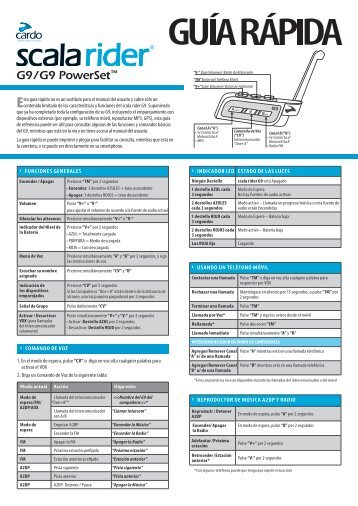 Guía Rápida - Cardo Systems, Inc