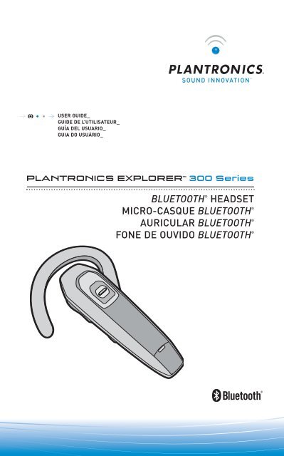BLUETOOTH® HEADSET MICRO-CASQUE ... - Plantronics