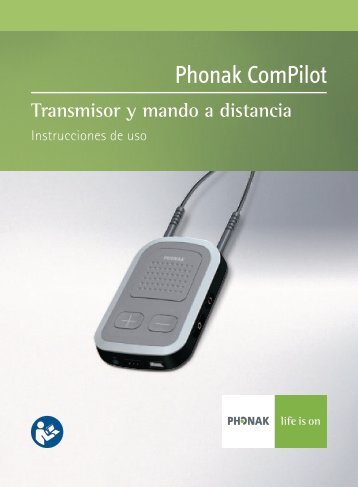 Instrucciones de uso ComPilot - Phonak