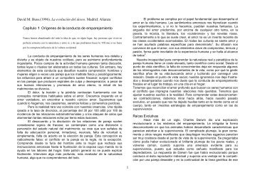 1 David M. Buss.(1996). La evolución del deseo. Madrid: Alianza ...