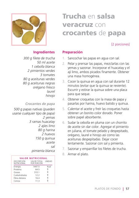 Recetario Gourmet de Papa Nativa - Qosqo