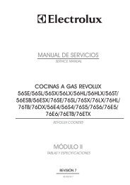 Cocina Revolux 76E5 - Electrolux