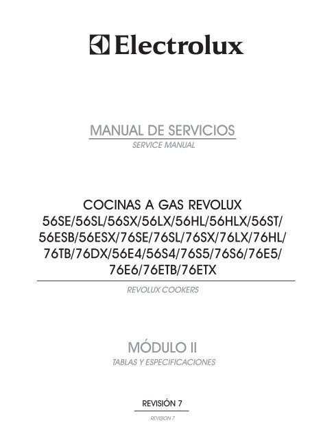 Cocina Revolux 76E5 - Electrolux