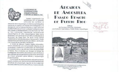 Arcaicos de angostura pasando remoto de Puerto Rico