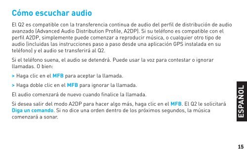 Manual para usuarios - BlueAnt Wireless