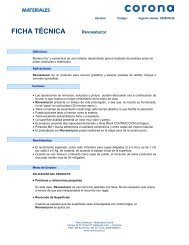 ficha técnica - Corona