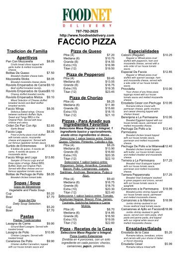 FACCIO PIZZA