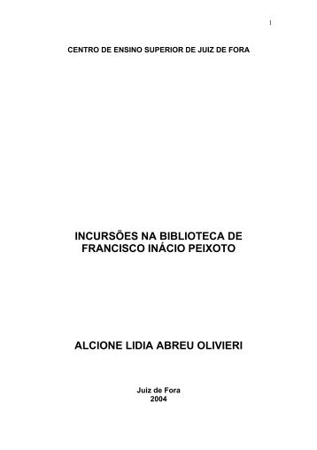 alcione lidia abreu olivieri - Instituto Francisca de Souza Peixoto