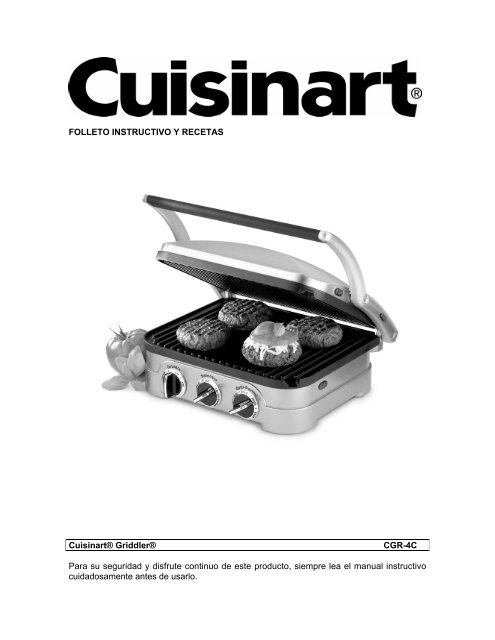 manual - Cuisinart