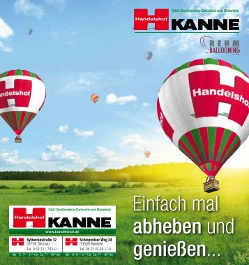 Flyer Handelshof-Kanne - Rehm Ballooning