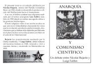 Anarquía y comunismo científico. (LUIGI FABBRI) - La Turba Ediciones