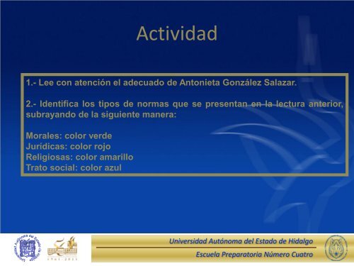 Caracteristicas de las Normas - Universidad Autónoma del Estado ...