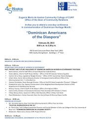 DOM-HERITAGE - Hostos Community College - CUNY