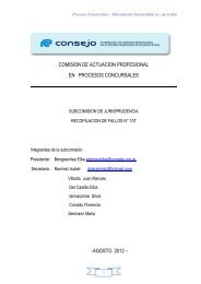 Recopilación de fallos Nº 107 - Agosto 2012 - Consejo Profesional ...