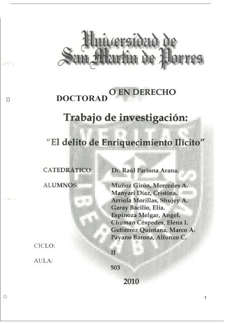 DOCTORAD - Facultad de Derecho