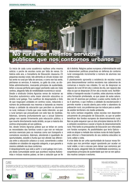 Nº 29, 2009 - Unións Agrarias