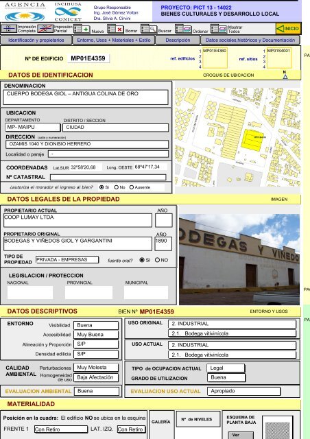 MP01E4359 DATOS DE IDENTIFICACION DATOS ... - AHTeR