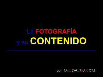 5. Fotografia y Contenido - Pacco Alexandre