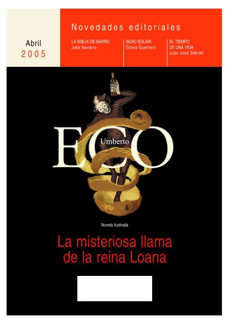 La Misteriosa Llama De La Reina Loana Editorial Sudamericana