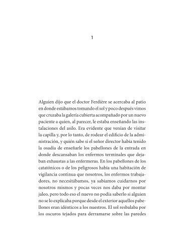 Primer Capítulo del libro La Camarera de Artaud