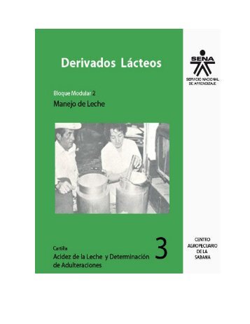 acidez de la leche - Biblioteca Sena