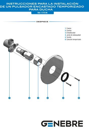 instrucciones para la instalación de un pulsador ... - Aquastanding