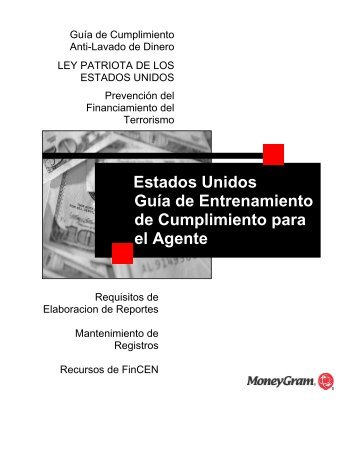 Moneygram Magazines - estados unidos guia de entrenamiento de moneygram